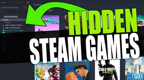 how to hide games in steam library